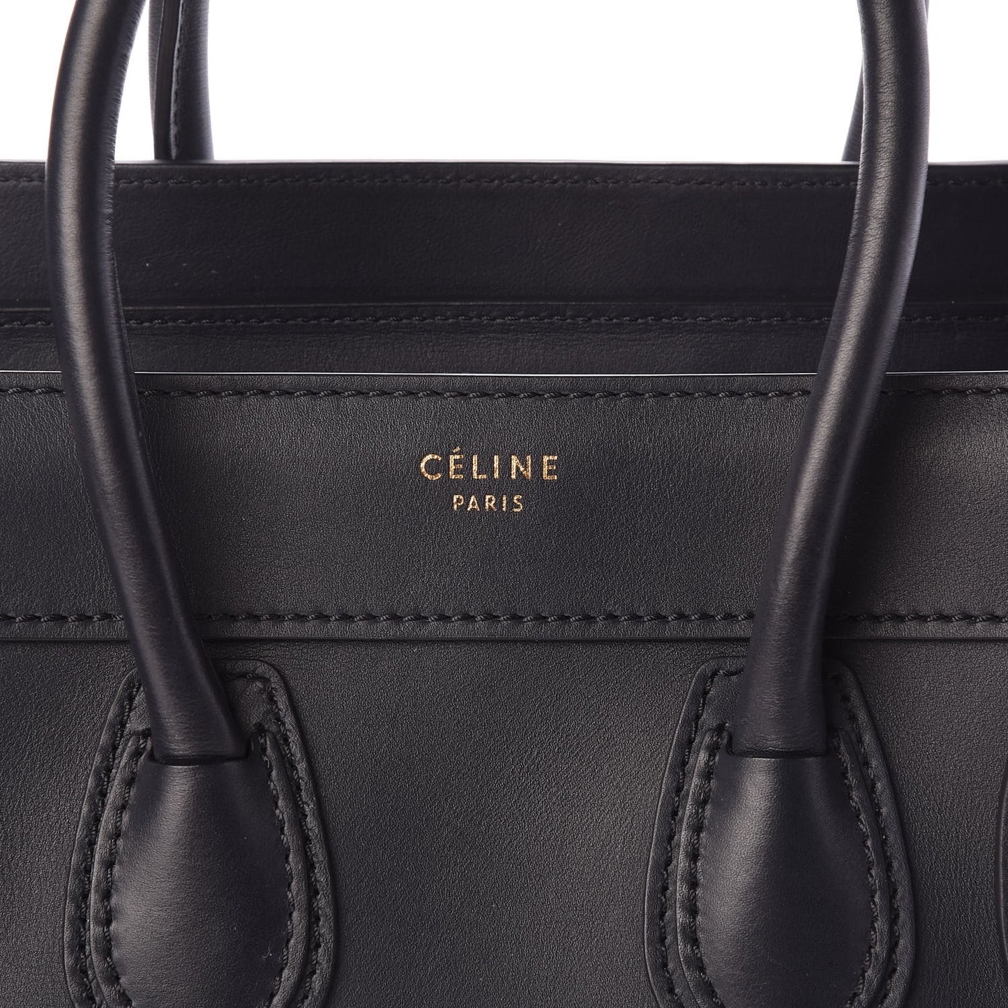 Smooth Calfskin Micro Luggage Navy Blue