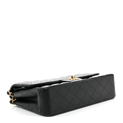 Chanel Lambskin Quilted Medium Double Flap Black 4 of 12