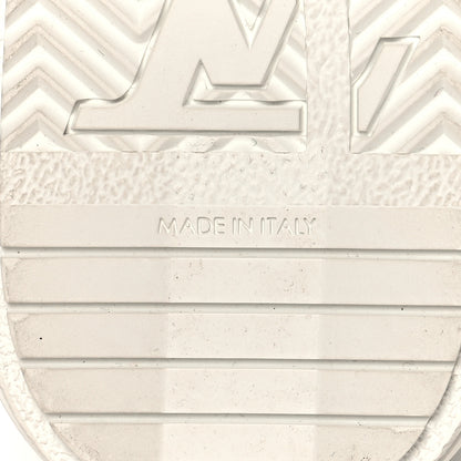 Louis Vuitton Calfskin Womens Charlie Sneaker 38 White Green 8 of 9