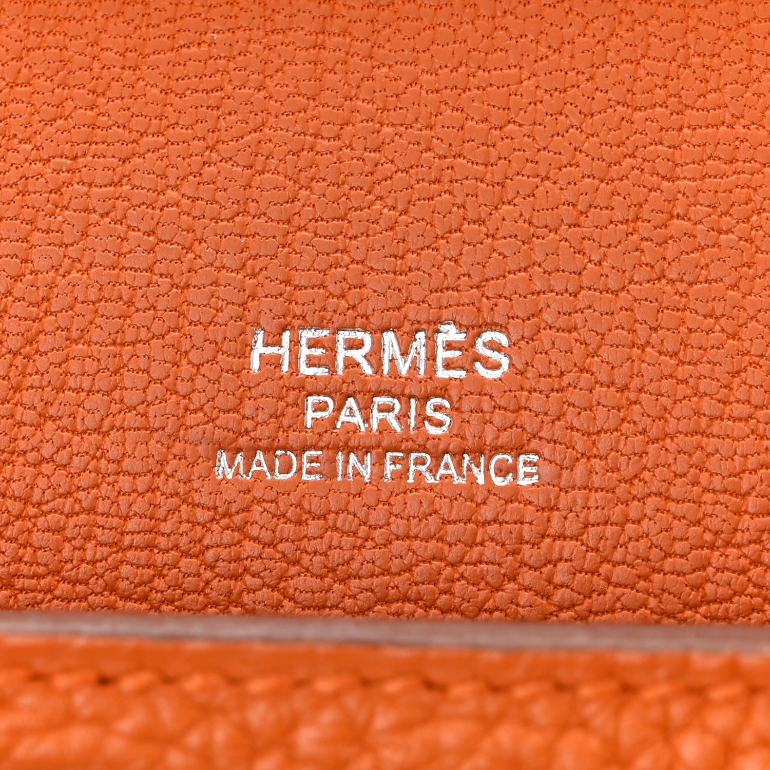 Hermes Taurillon Clemence Jypsiere 28 Orange 6 of 12