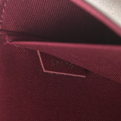 Louis Vuitton Monogram Pochette Felicie Chain Wallet Fuchsia 10 of 13