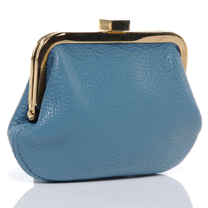 Louis Vuitton Suhali Porte-Monnaie Coin Purse Blue Blue 3 of 6