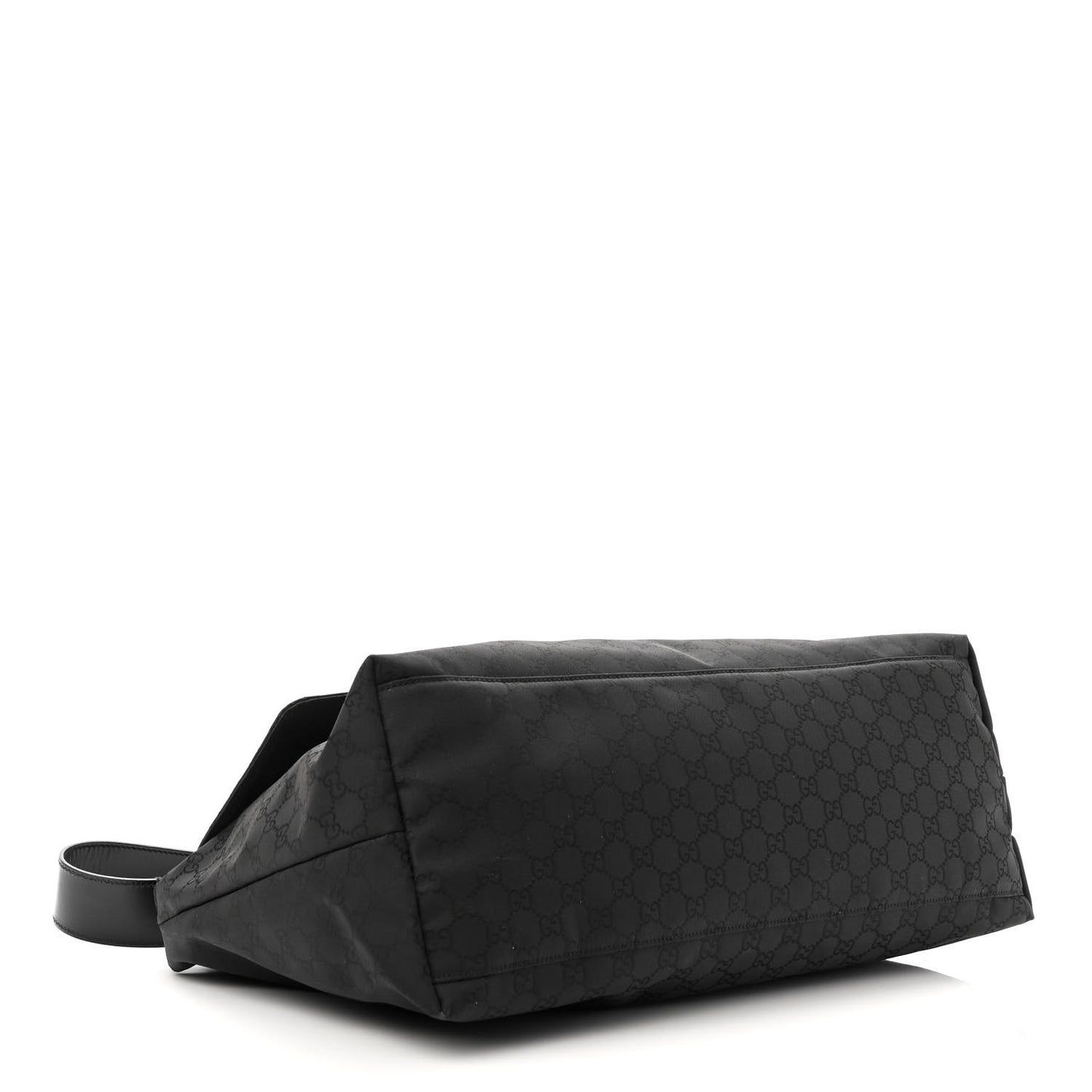 GG Monogram Flap Messenger Bag Black