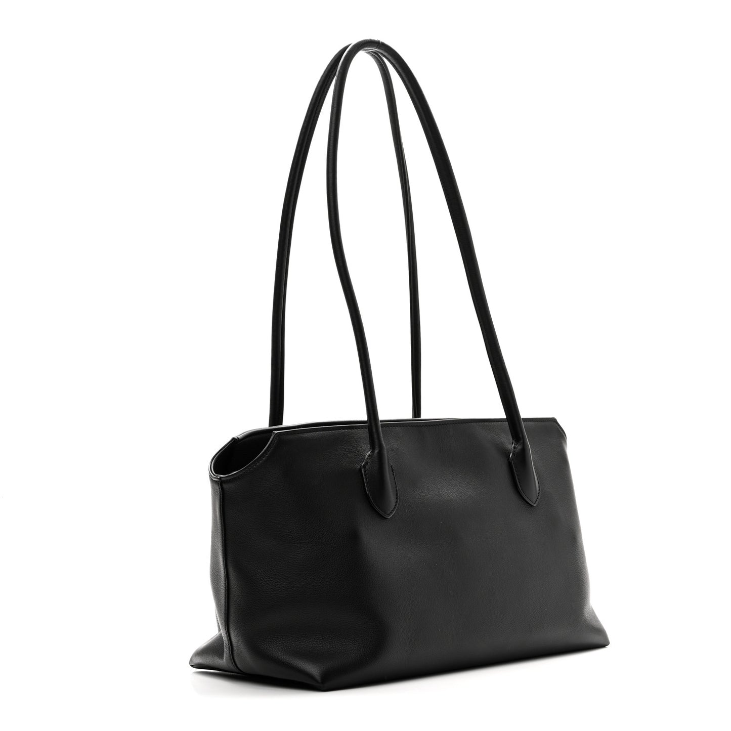 Grained Calfskin Terrasse Bag Black