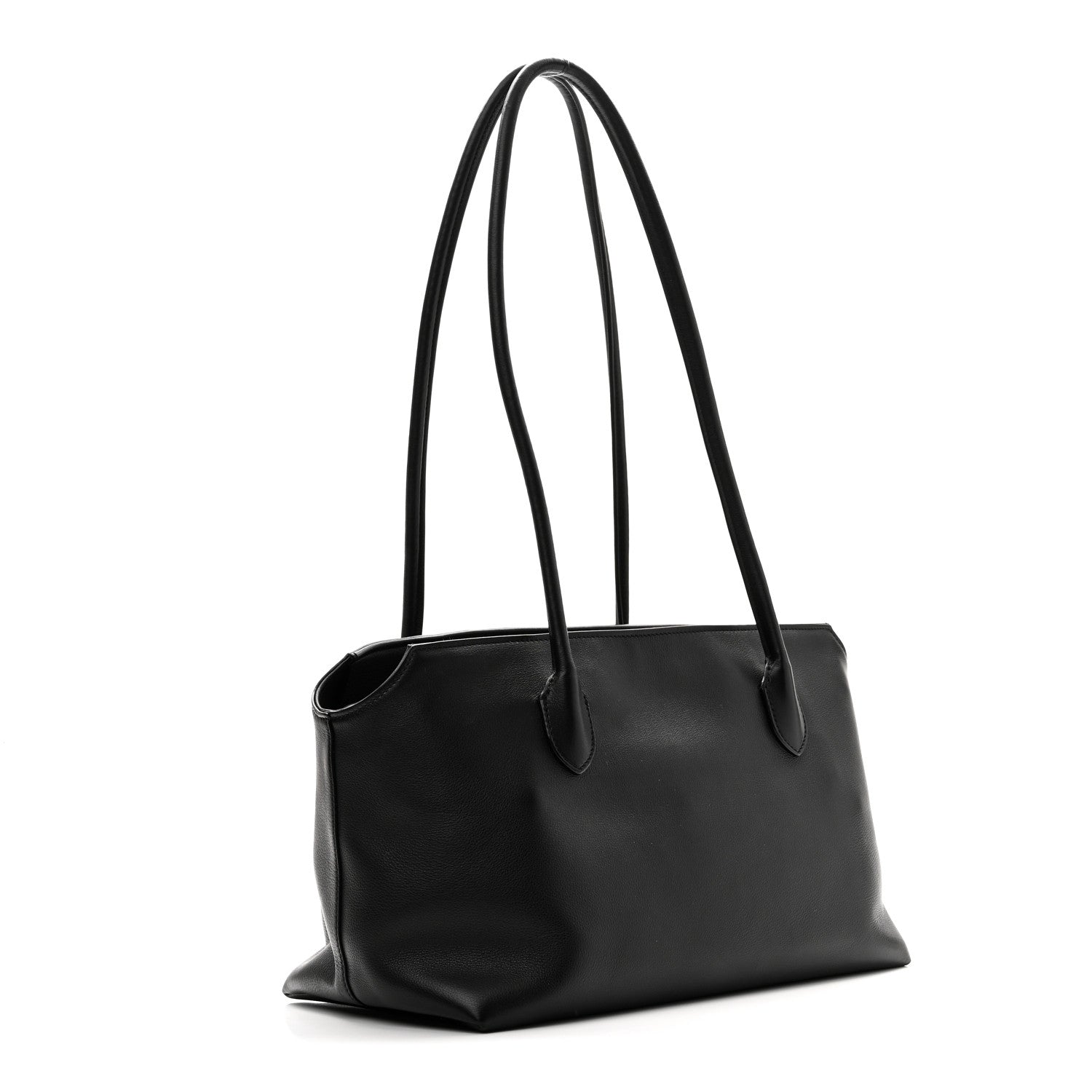 The Row Grained Calfskin Terrasse Bag Black 3 of 9