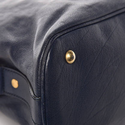 Saint Laurent Calfskin Large Muse Navy Blue 15 of 16