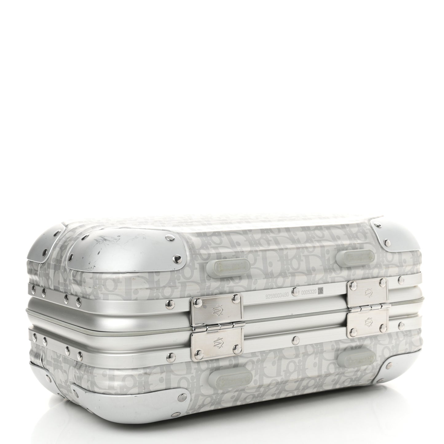X RIMOWA Aluminum Oblique Hand Case Grey