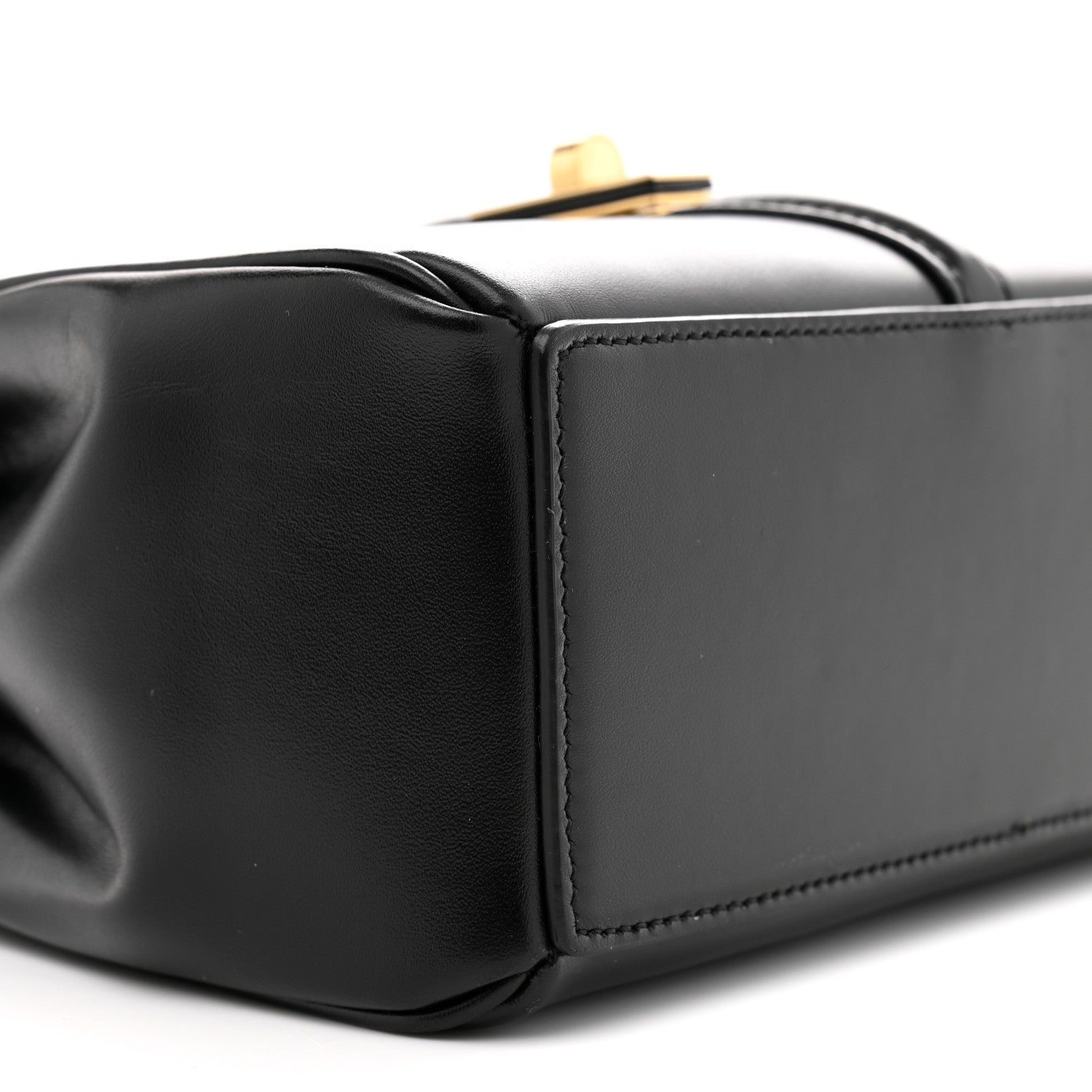 Celine Satinated Calfskin Small 16 Top Handle Bag Black 9 of 10