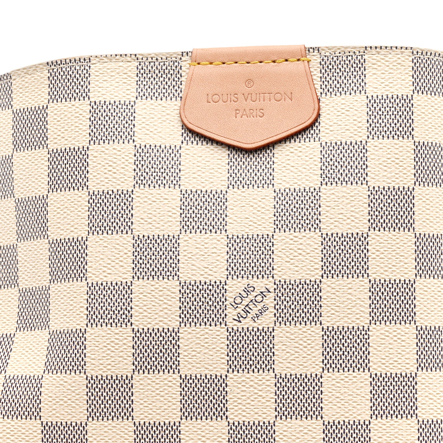 Louis Vuitton Damier Azur Graceful MM Rose Ballerine 7 of 9