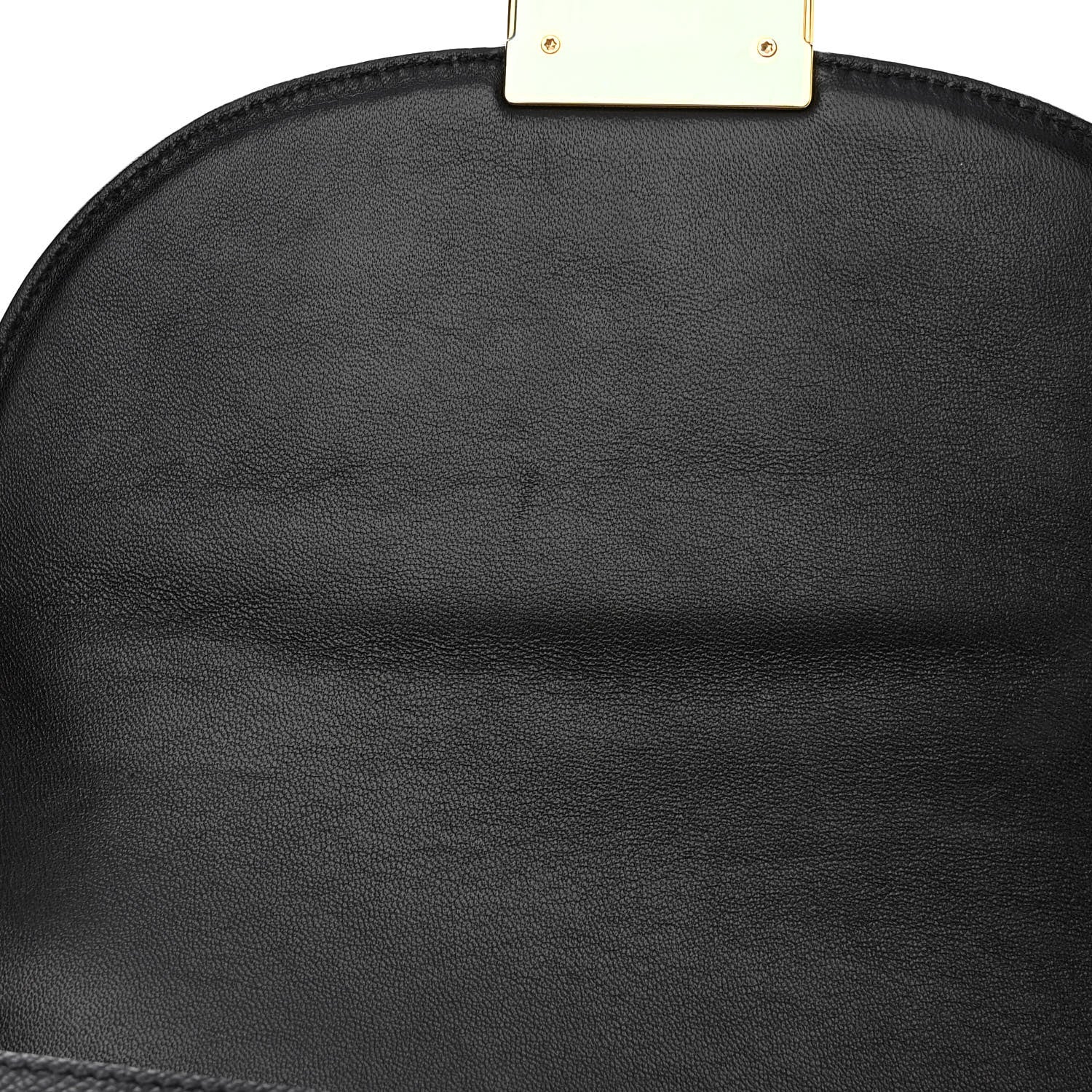 Celine Grained Calfskin Medium Trotteur Black 10 of 11