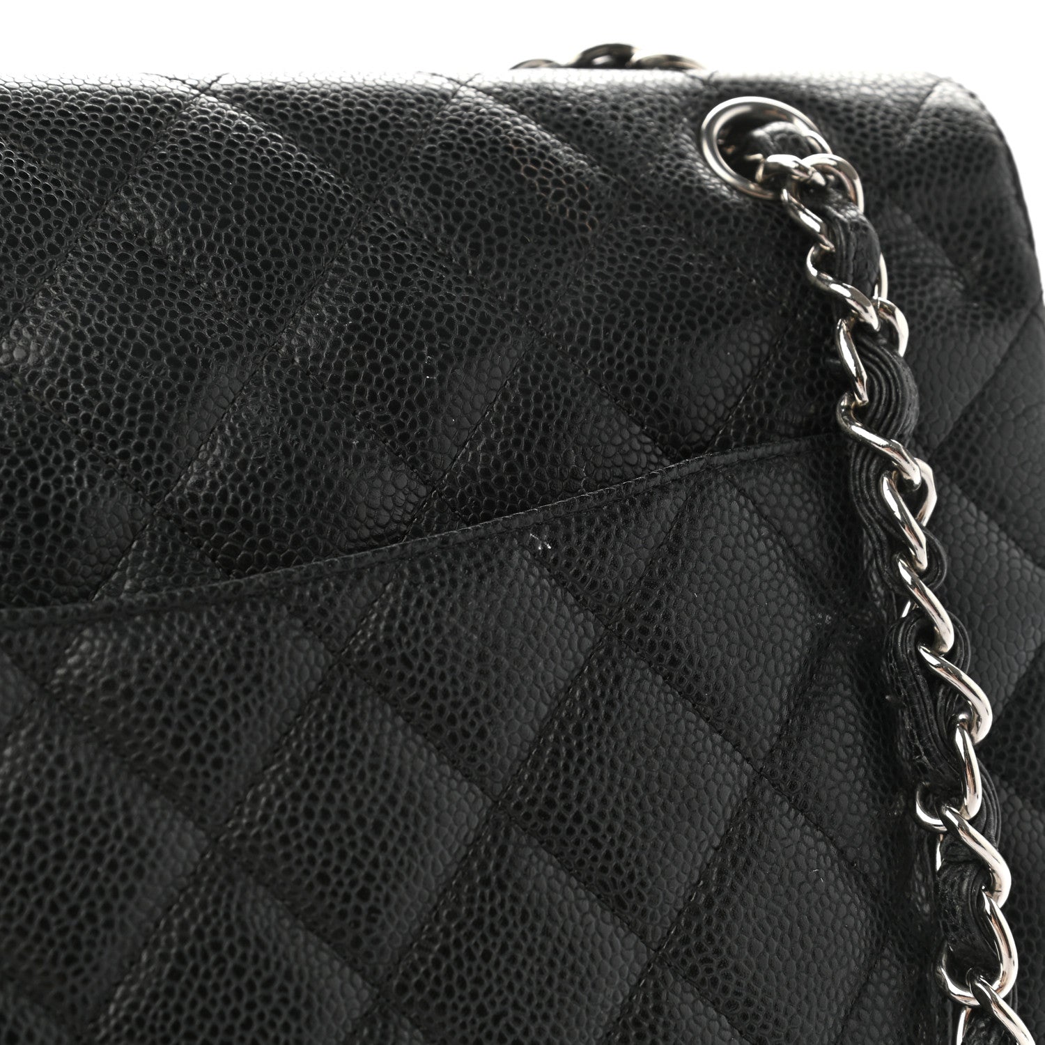 Chanel Caviar Quilted Maxi Double Flap Black 17 of 17