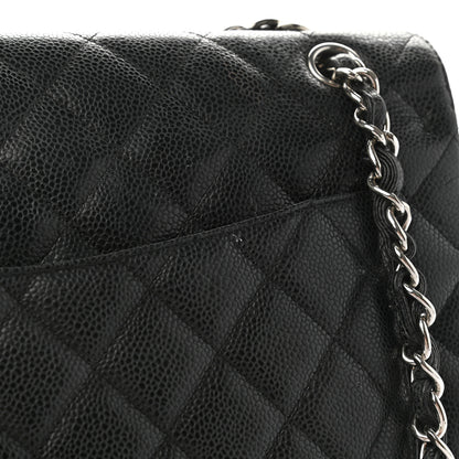 Chanel Caviar Quilted Maxi Double Flap Black 17 of 17