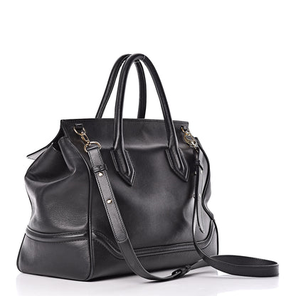 Versace Calfskin Large Palazzo Empire Bag Black 4 of 40