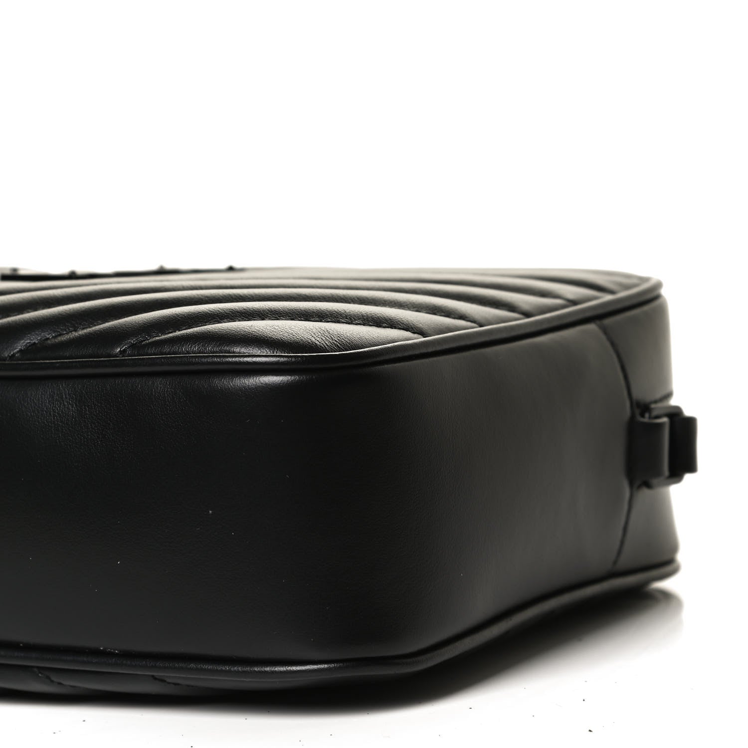 Saint Laurent Calfskin Matelasse Monogram Lou Camera Bag Black 10 of 11