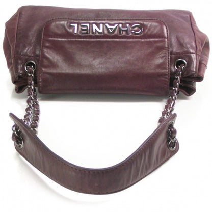 Chanel Lambskin Lax E/W Flap Purple 6 of 12