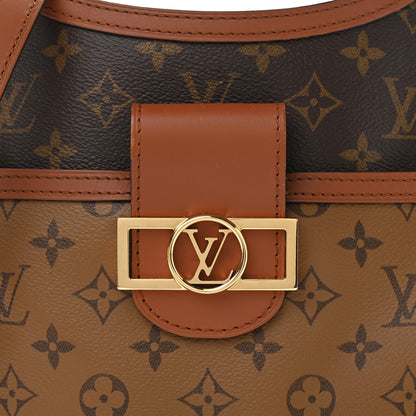 Louis Vuitton Reverse Monogram Dauphine Hobo PM 8 of 11