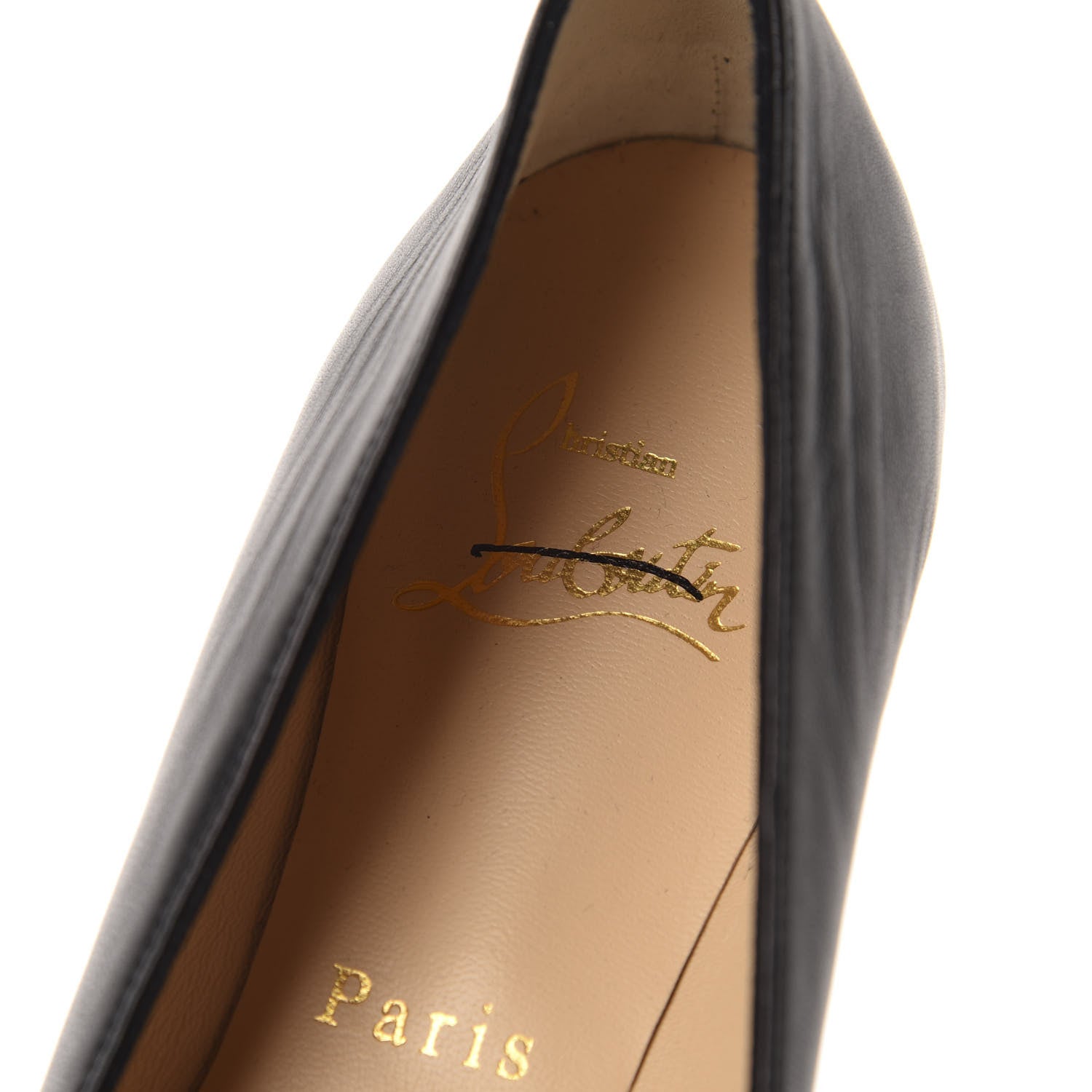 Christian Louboutin Nappa Miss Constella Flats 38 Black 8 of 9