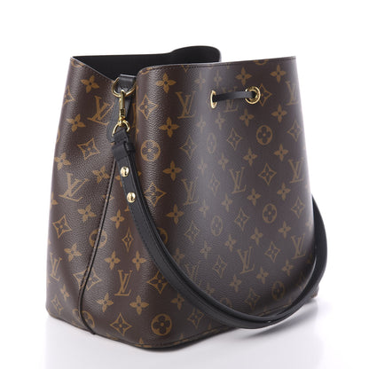 Louis Vuitton Monogram Neonoe MM Black 3 of 9