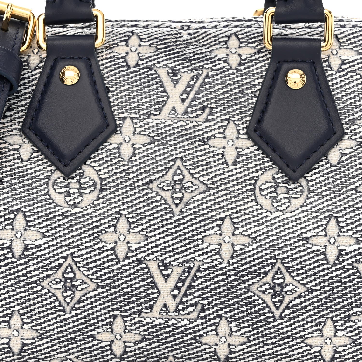 Louis Vuitton Monoglam Speedy Bandouliere 20 Blue 7 of 10