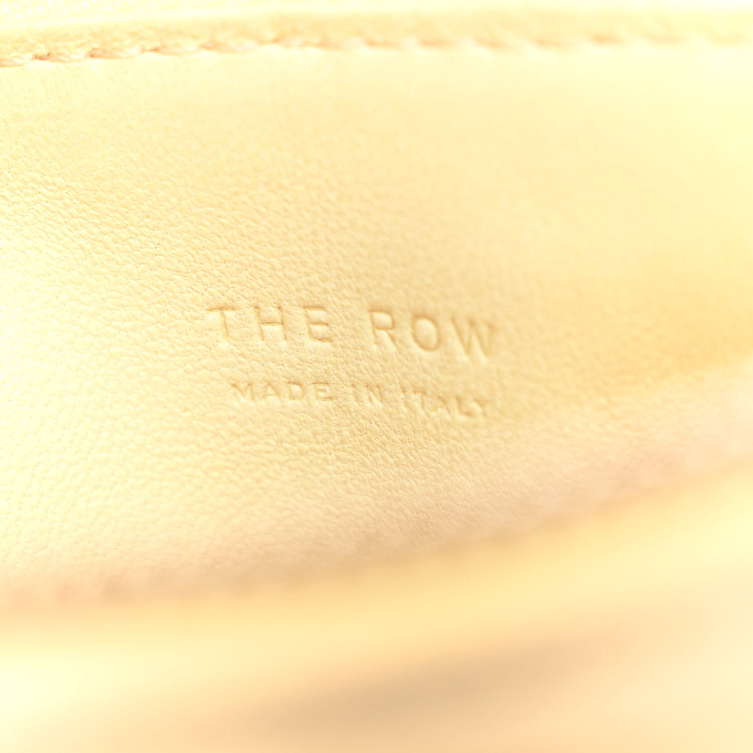 The Row Nappa 90's Bag Light Yellow 6 of 9
