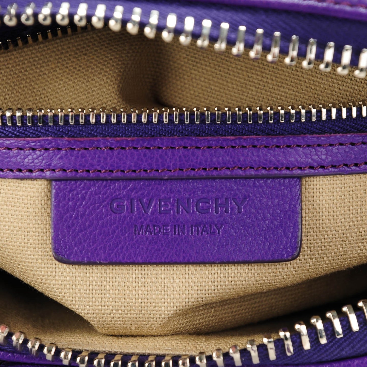 Sugar Goatskin Mini Antigona Purple