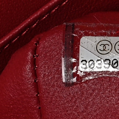 Chanel Lambskin Quilted Medium Double Flap Red 7 of 12