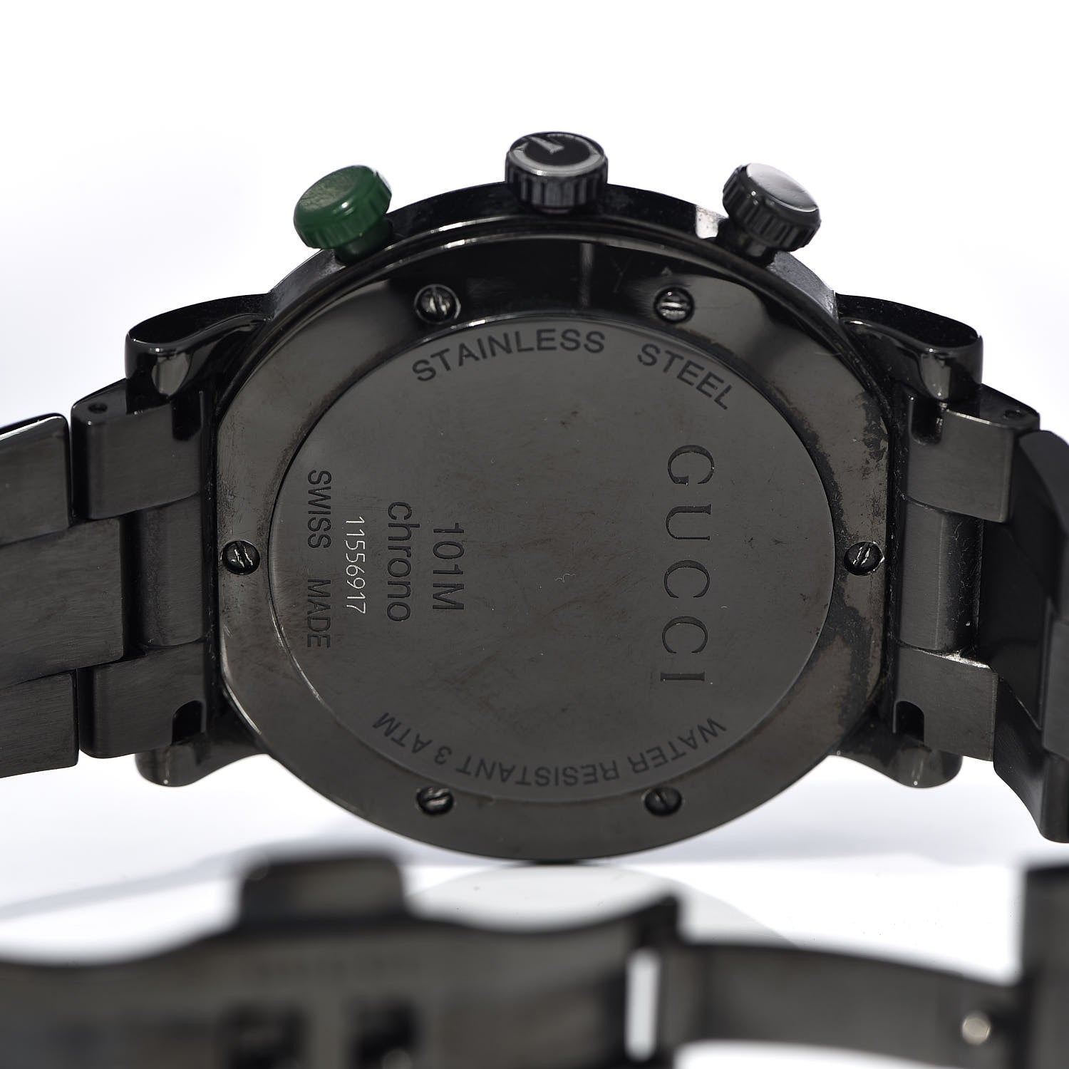 Gucci PVD Stainless Steel 44mm 101M G-Chrono Quartz Watch Black 6 of 8