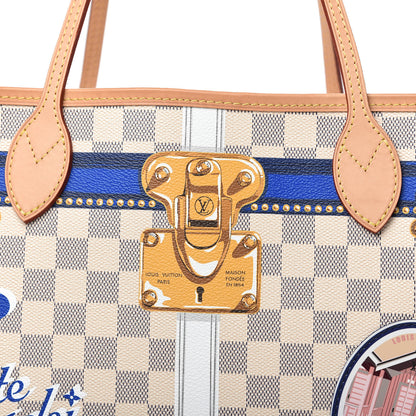 Louis Vuitton Damier Azur Summer Trunks Forte Dei Marmi Neo Neverfull MM 10 of 10