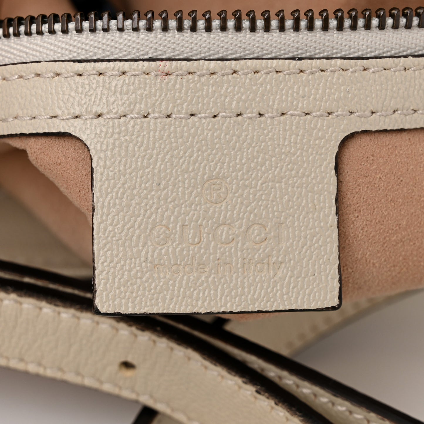 New Sakai Calfskin Lux Small Dahlia Messenger Shoulder Bag Mystic White