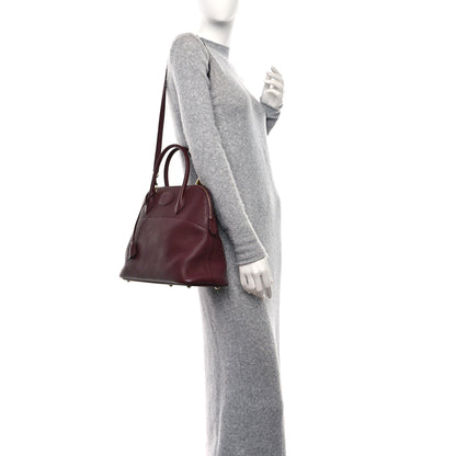 Hermes Taurillon Clemence Bolide 35 Bordeaux 2 of 9