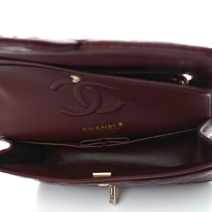 Chanel Caviar Quilted Small Double Flap Burgundy 8 of 8