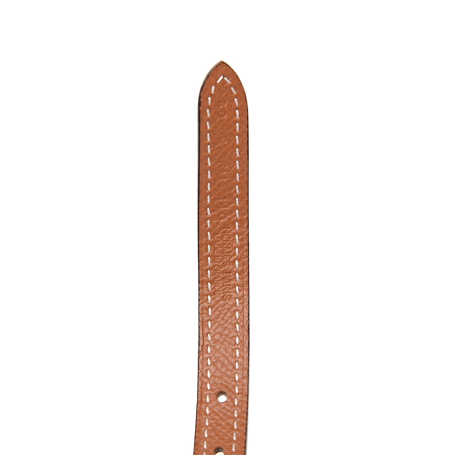 Hermes Swift Epsom 13mm Focus Belt 80 Black Gold 4 of 4
