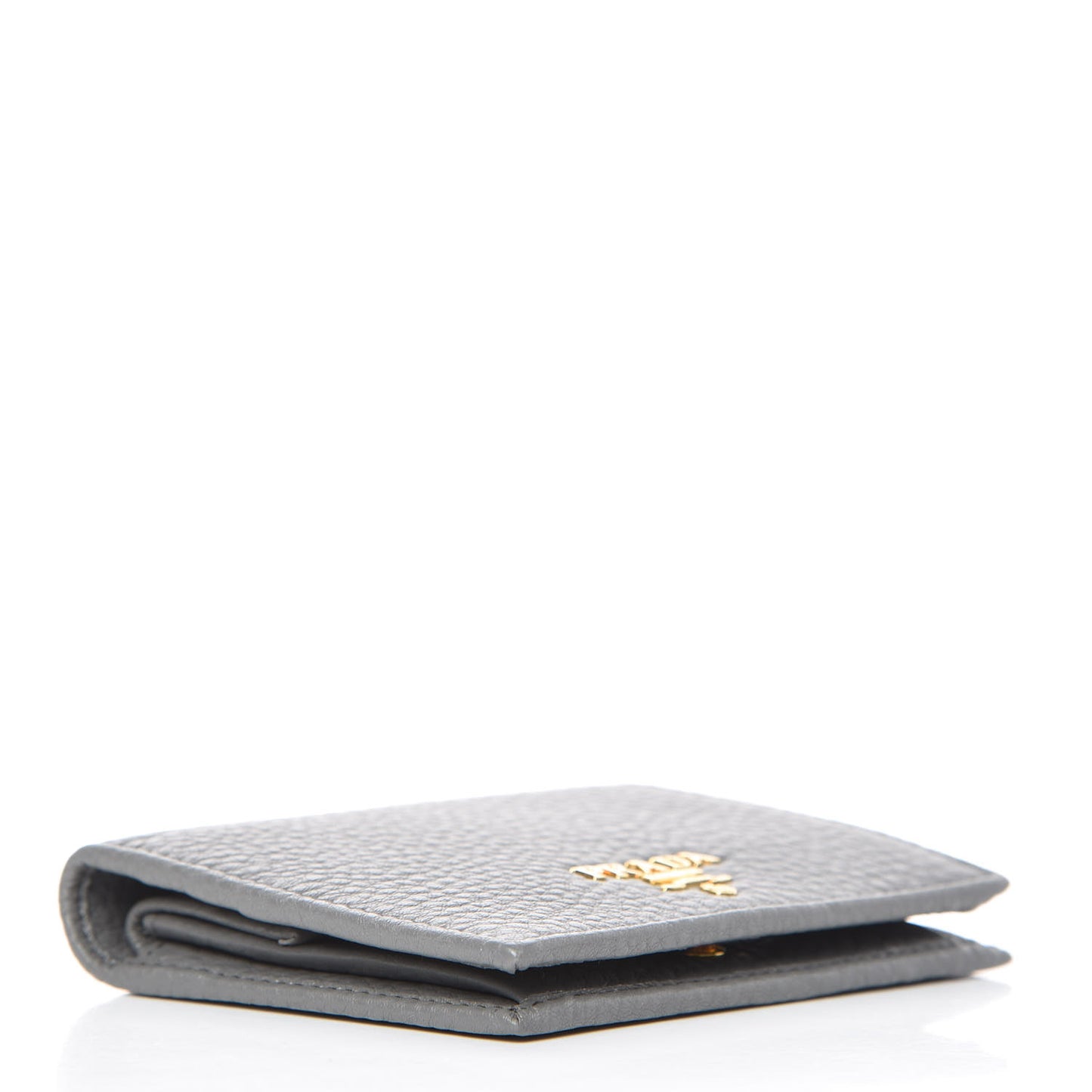 Vitello Grain Bi-Fold Wallet Marmo