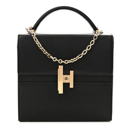 Hermes Chevre Chamkila Cinhetic Boxy Top Handle Bag Black 1 of 11