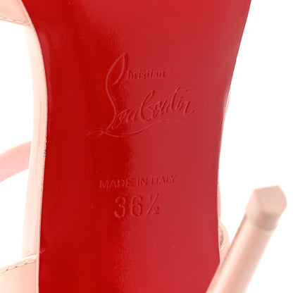 Christian Louboutin Patent So Jenlove 100 Pumps 36.5 Rosy 6 of 17