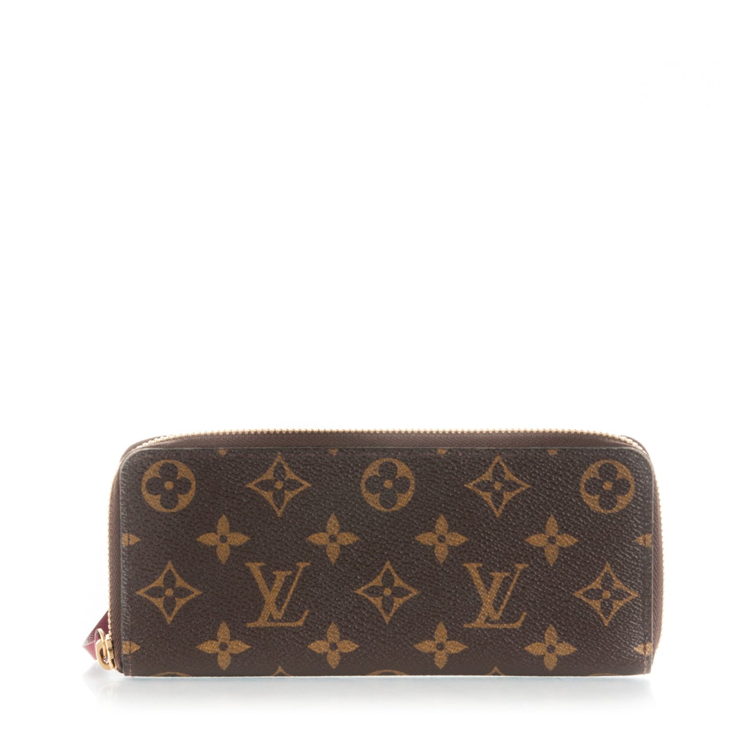 Monogram Clemence Wallet Fuchsia