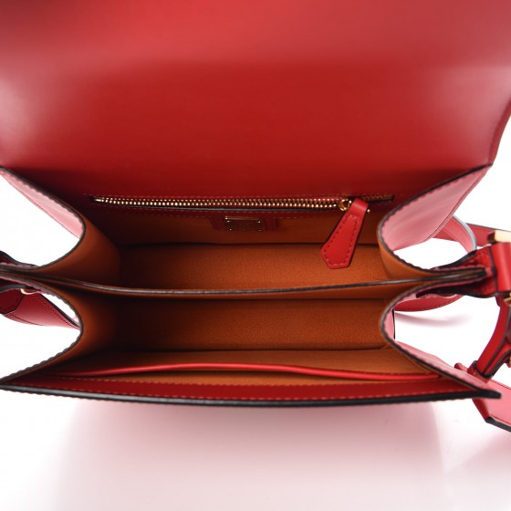 Calfskin Patricia Crossbody Bag Red
