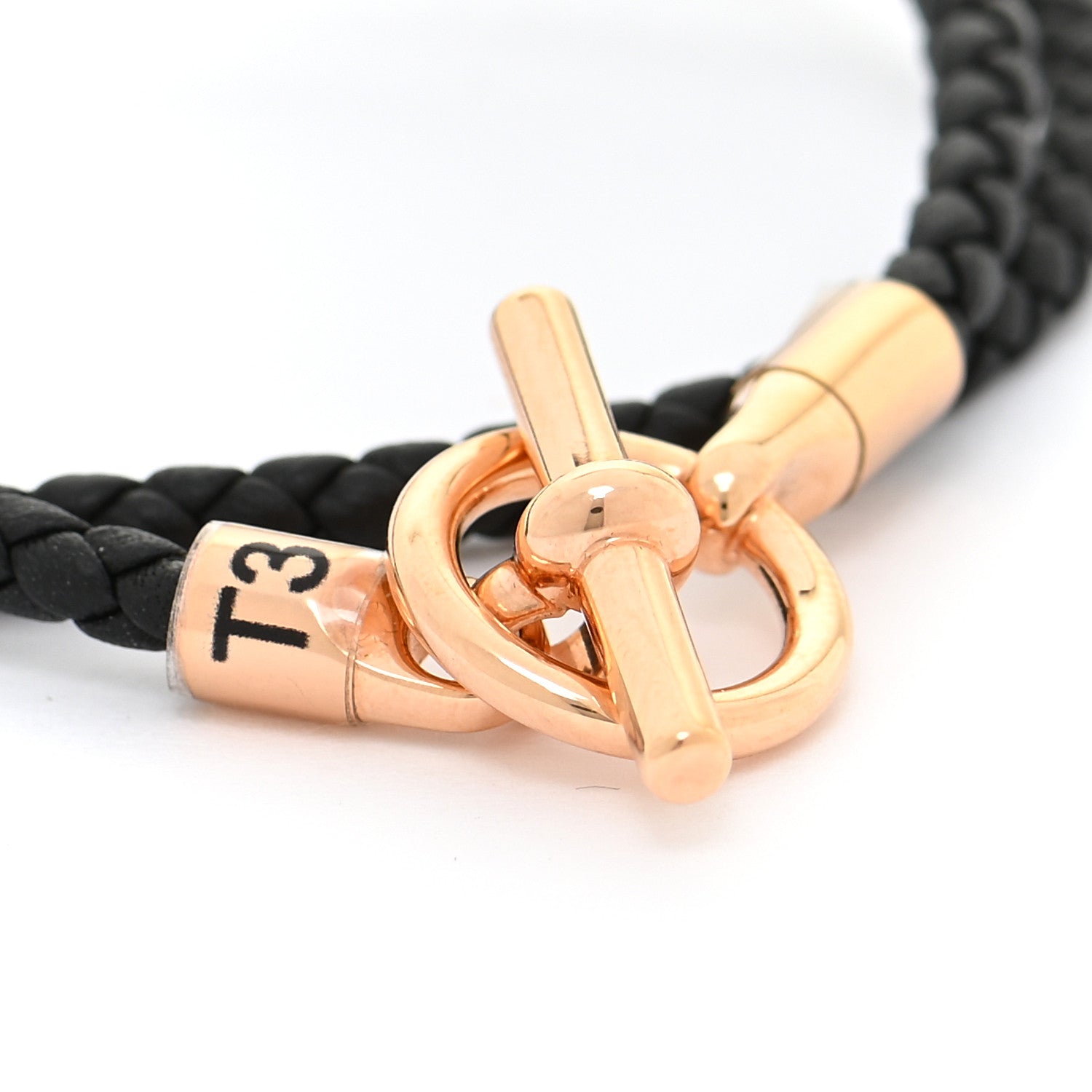 Hermes Swift Double Tour Glenan Bracelet T3 Black 4 of 7