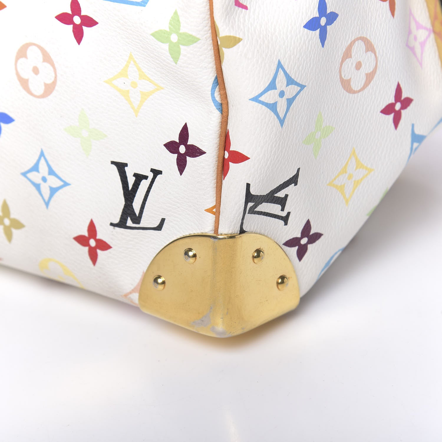 Louis Vuitton Monogram Multicolor Speedy 30 White 17 of 19
