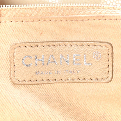 Chanel Glazed Caviar Medium Nature Flap Bag White 6 of 10