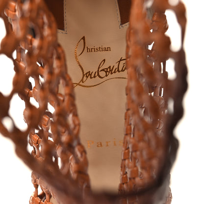 Christian Louboutin Nappa Caged Porligat Booties 39 Brown 7 of 9