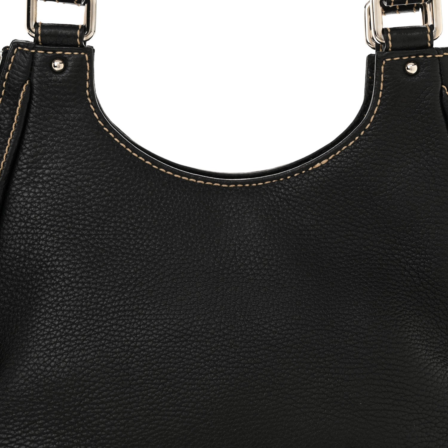 Chanel Grained Calfskin Tassel Hobo Black 8 of 15