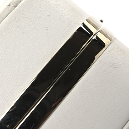 Chanel Lambskin Minaudiere Vanity With Handle White 16 of 16