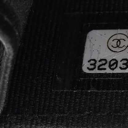 Chanel Lambskin Quilted Lacquered Chain Phone Holder With Chain Black 8 of 12