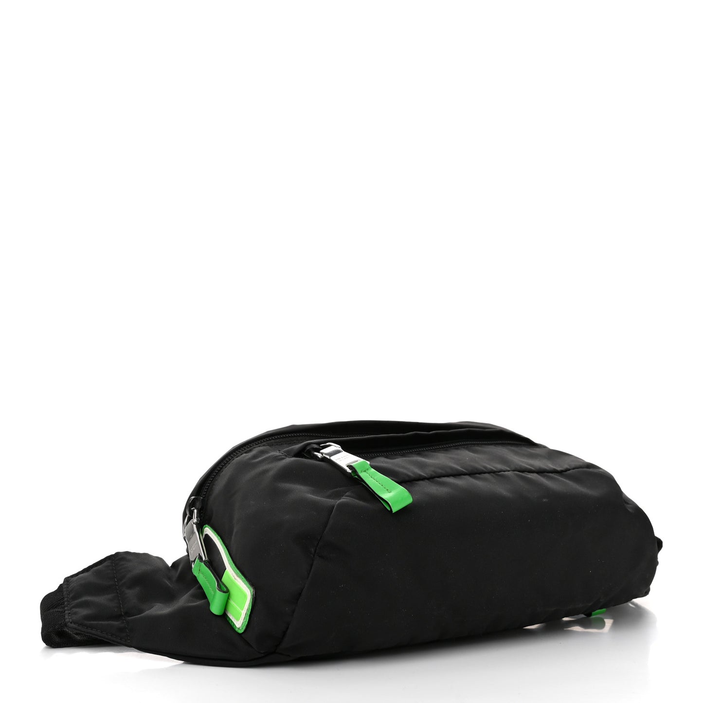 Tessuto Nylon Belt Bag Black Verde
