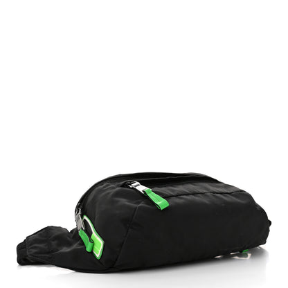 Prada Tessuto Nylon Belt Bag Black Verde 4 of 10
