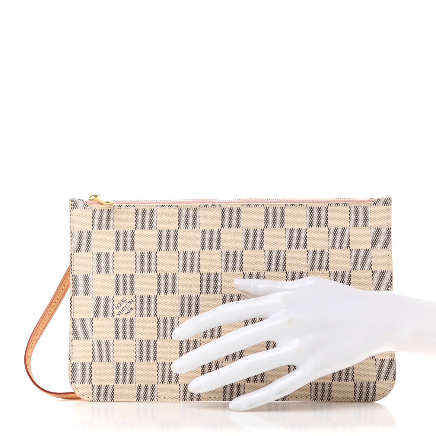 Damier Azur Neverfull MM GM Pochette Rose Ballerine
