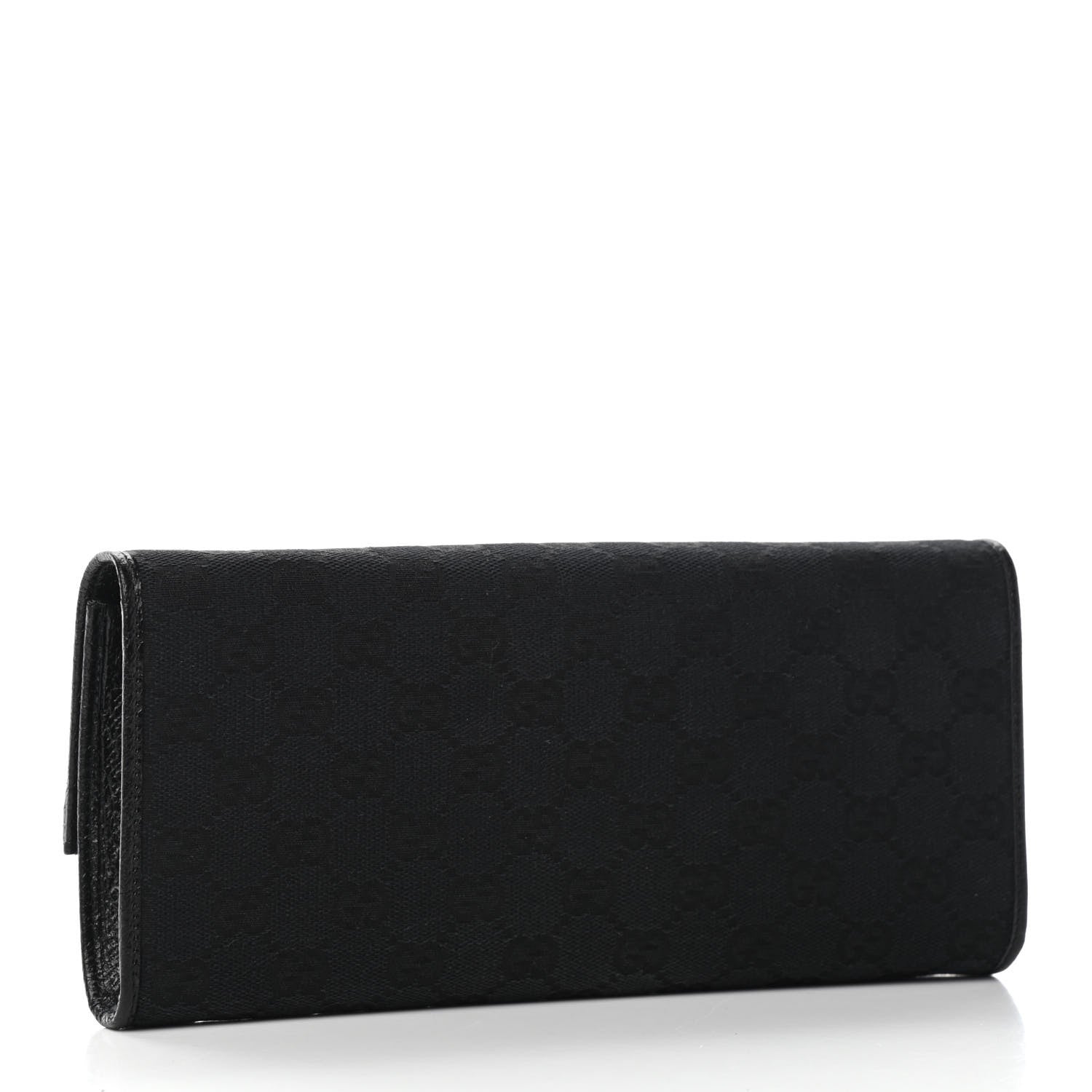 Gucci Monogram Bamboo Bar Clutch Black 7 of 12