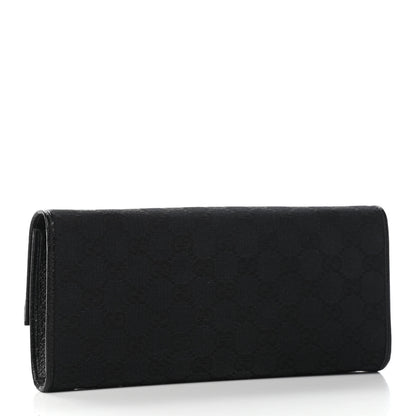 Gucci Monogram Bamboo Bar Clutch Black 7 of 12