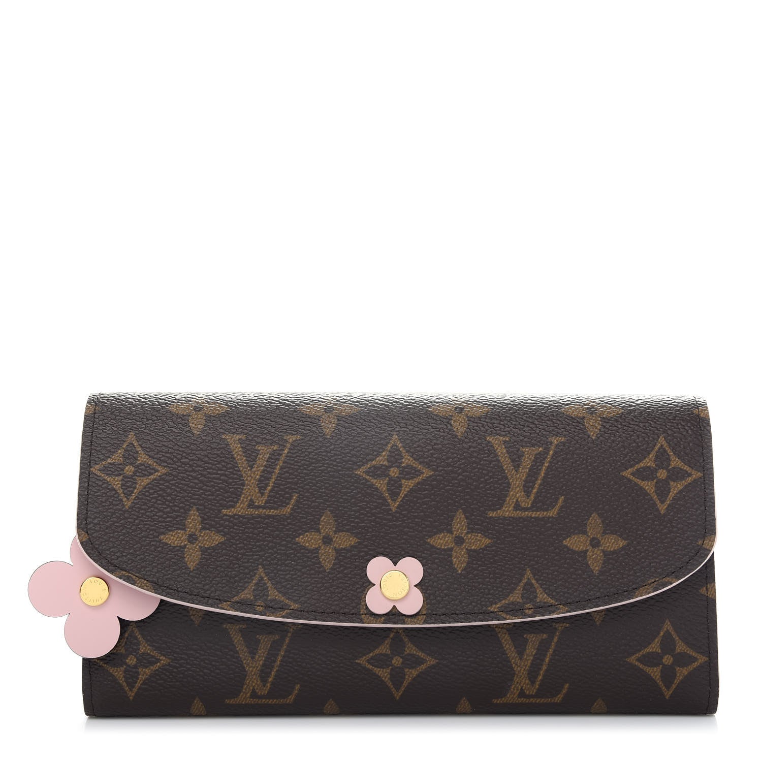 Louis Vuitton Monogram Bloom Flower Emilie Wallet 1 of 8